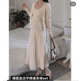 soim-[[기간한정할인]임부복*바닐라나시세트 임산부원피스]韓國孕婦裝連身裙